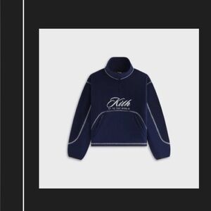 Navy Tracksuit with White Accents